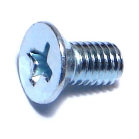 Midwest Fastener #10-32 x 3/8 in Phillips Flat Machine Screw, Zinc Plated Steel, 40 PK 77321